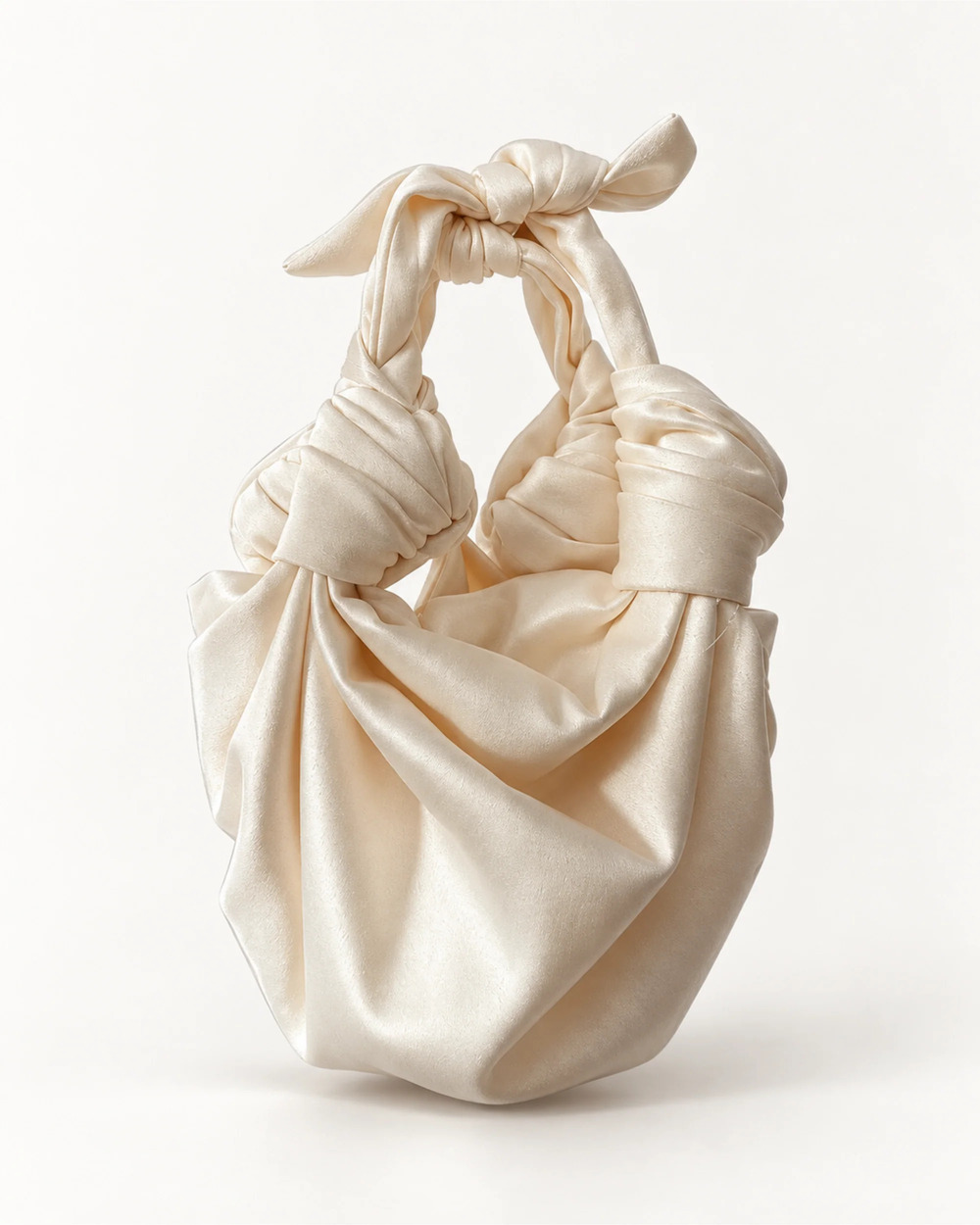 NLA Collection Knot Bag in Ivory